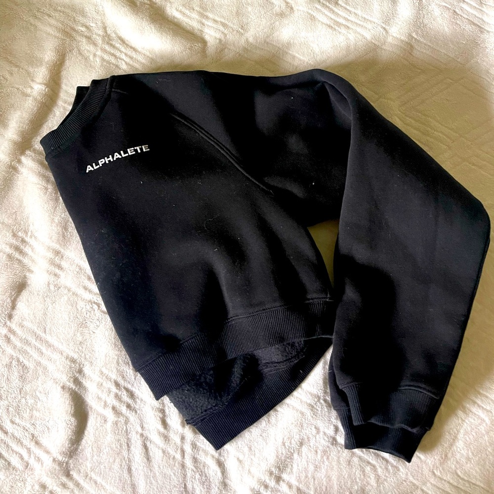 Cropped Black Sweater
